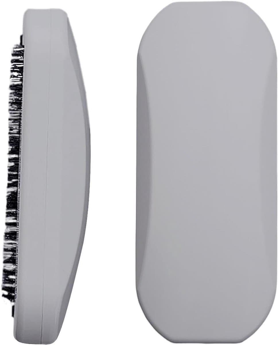 Kruimelborstel - Tafelreiniger Veegset - Bureau Reinigen - Ergonomisch Ontwerp - 19.8 cm - Grijs — afbeelding 1