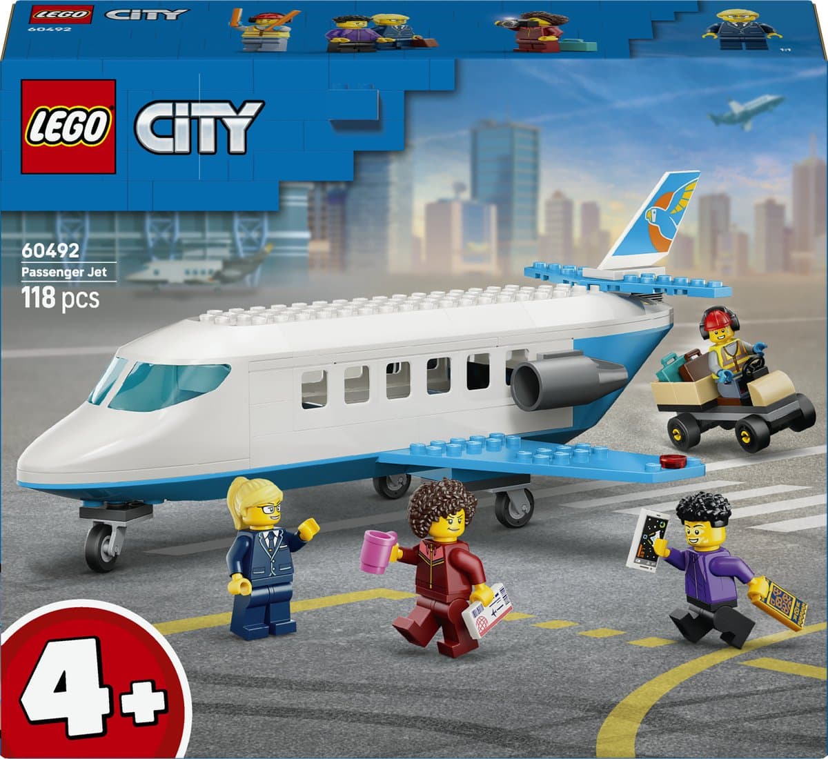 LEGO City - Passagierstoestel Constructiespeelgoed — afbeelding 1