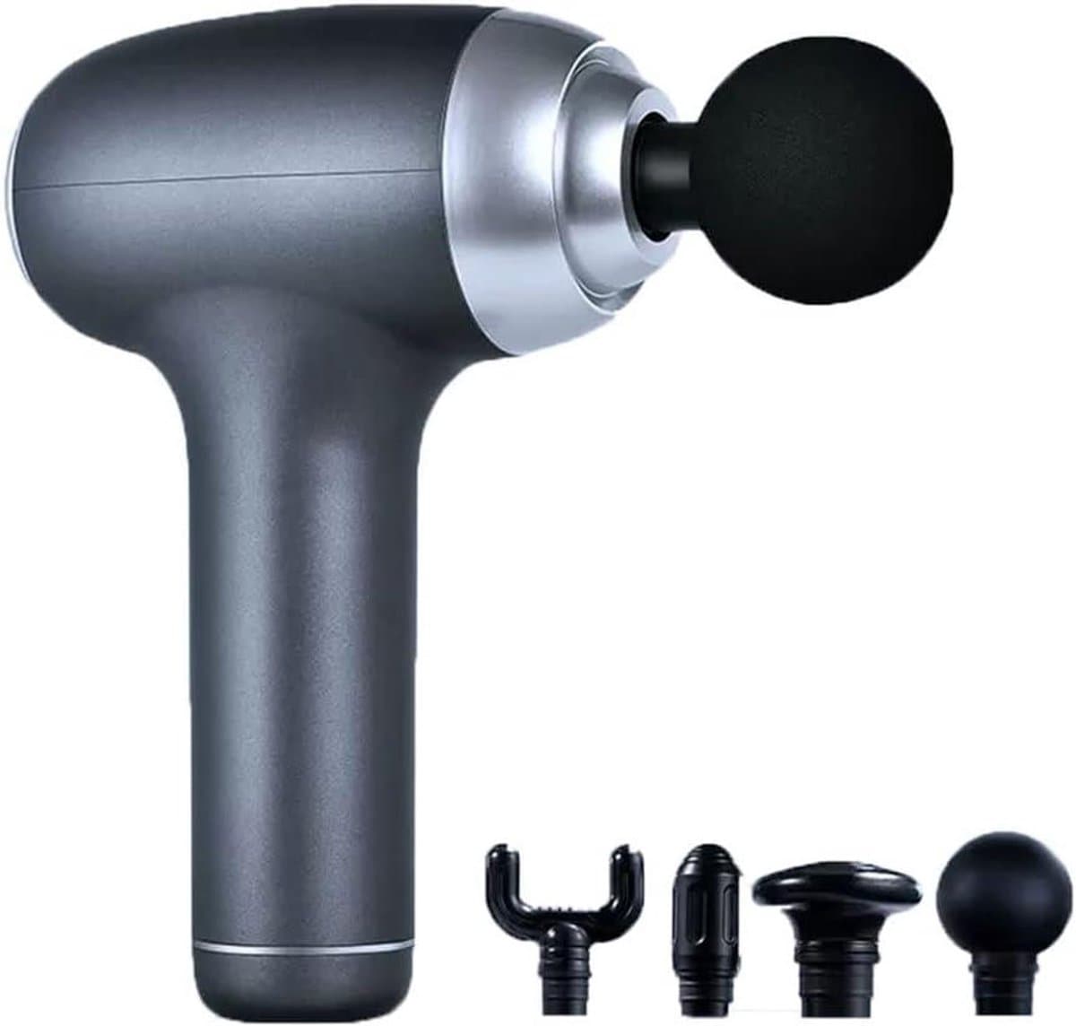 Massagepistool - Spierontspanner - Spierherstel - Snoerloos Ontwerp - 11.9*5.45*20.35cm - Lichtgrijs — afbeelding 1