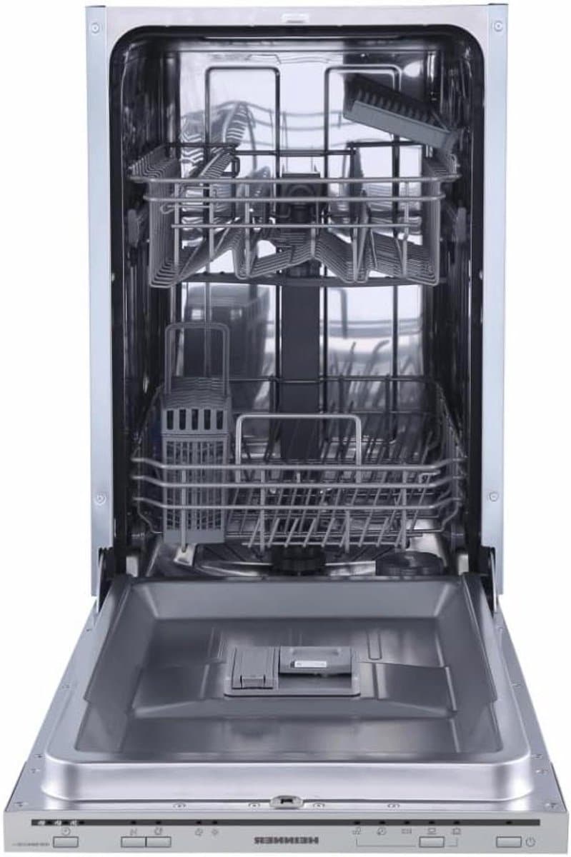 Inbouwvaatwasser - Vaatwasmachine - Keuken Schoonmaken - Fluisterstil Ontwerp - 10 Couverts - Zilver — afbeelding 1