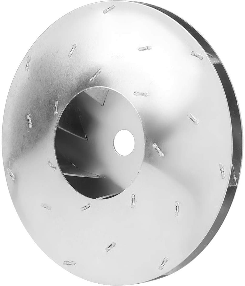 Dailygoody - Roterende Ventilator - Aluminium Accessoires - Vervangend voor Stofzuiger - Zilver - Ideaal voor Thuis - Compact en Lichtgewicht — afbeelding 1