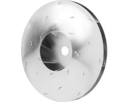 Dailygoody - Roterende Ventilator - Aluminium Accessoires - Vervangend voor Stofzuiger - Zilver - Ideaal voor Thuis - Compact en Lichtgewicht