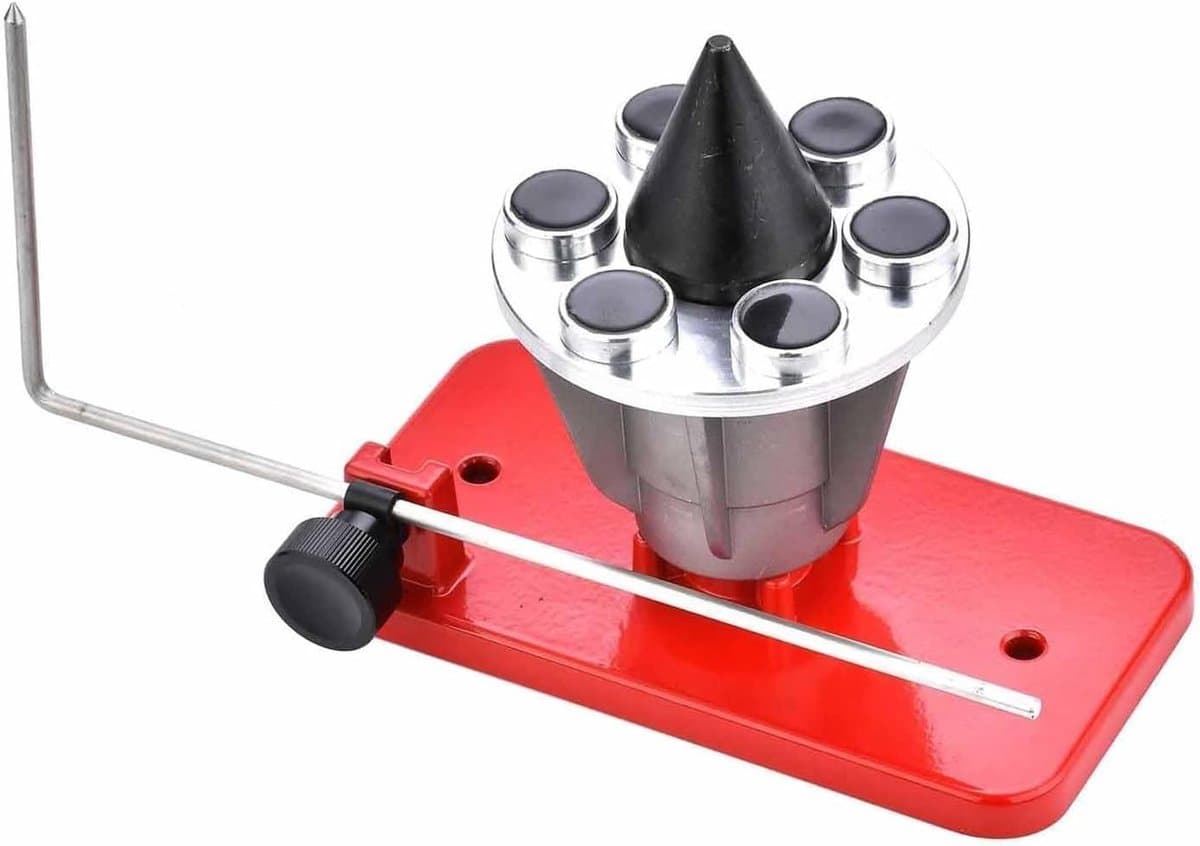 Maaimes Balancer van Legeringsstaal met Magnetische Wandmontage voor Vervangbare Maaimesen en Onderhoud — afbeelding 1