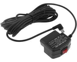 aladdien - Mini USB-voedingsadapter - OBD-voedingskabel - 24 uur bewaking - Zwart - Dashcam voeding - Voor auto-dashcamera