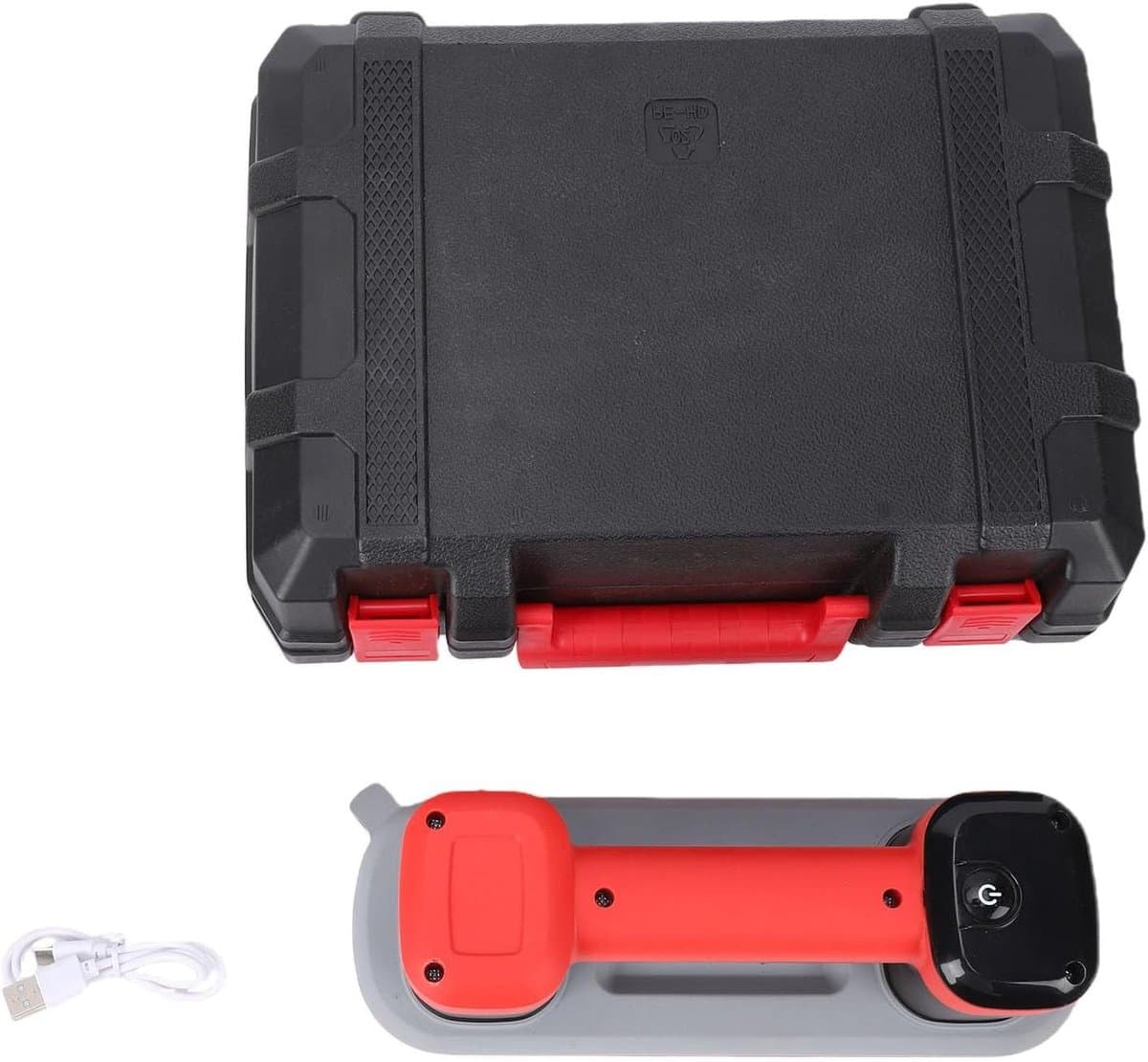 Elektrische Vacuümzuignap - Tegel Lifter Glaszuiger - Bouwmaterialen Verplaatsen - Dubbele Motor LED Display - 200 Kg Zuigkracht - Zwart — afbeelding 1