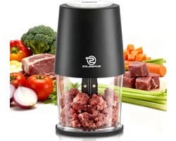 Keuken Chopper - Mini Food Processor - Snel Ingrediënten Snijden - Twee Snelheden - 500 ml - Zwart