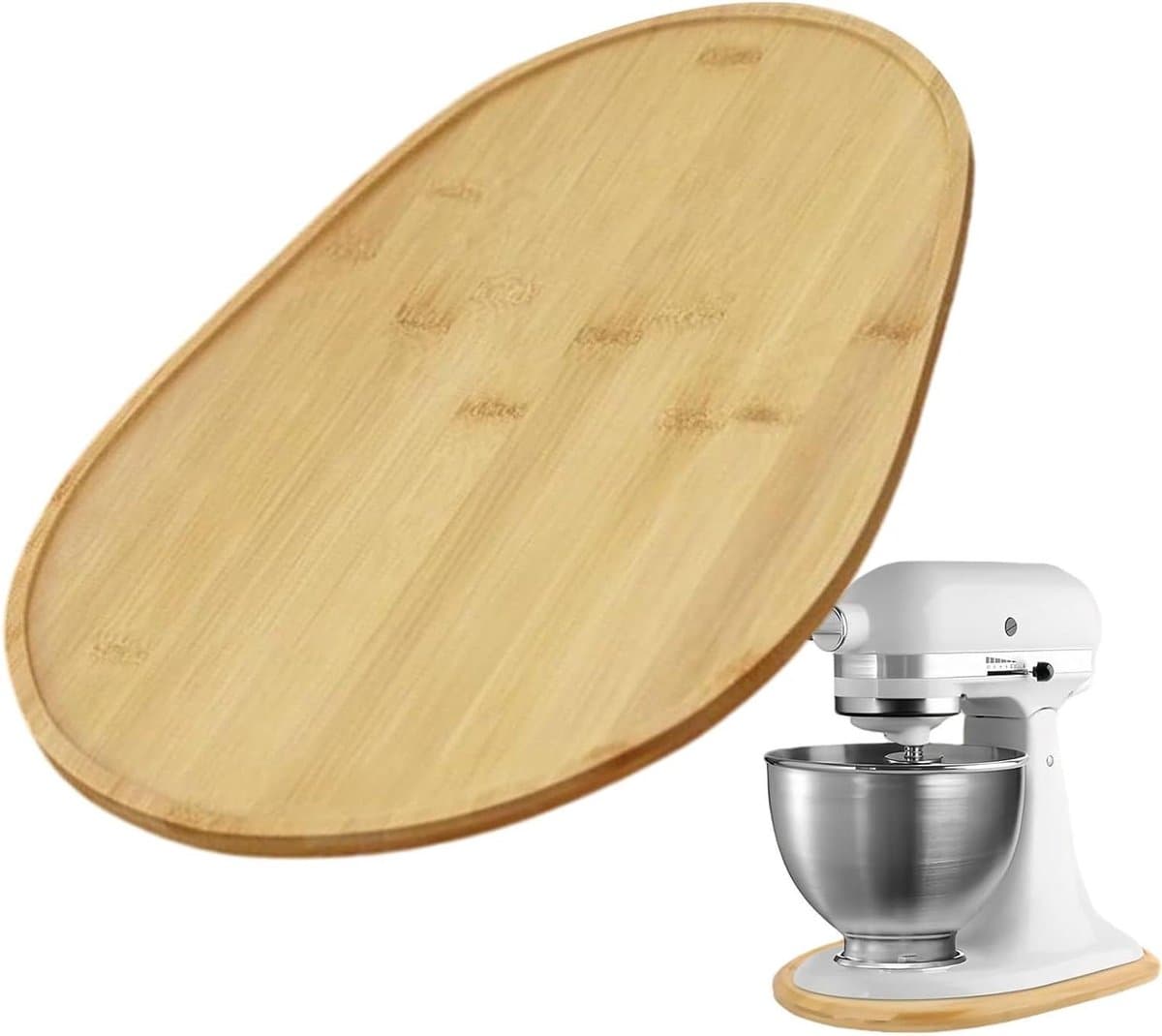 Aanrechtmat Keukenmixer - Schokabsorberend Keukengerei - Stille Stabiliteit - Houten Basis Schuimlaag - 387 cm - Niet gespecificeerd — afbeelding 1