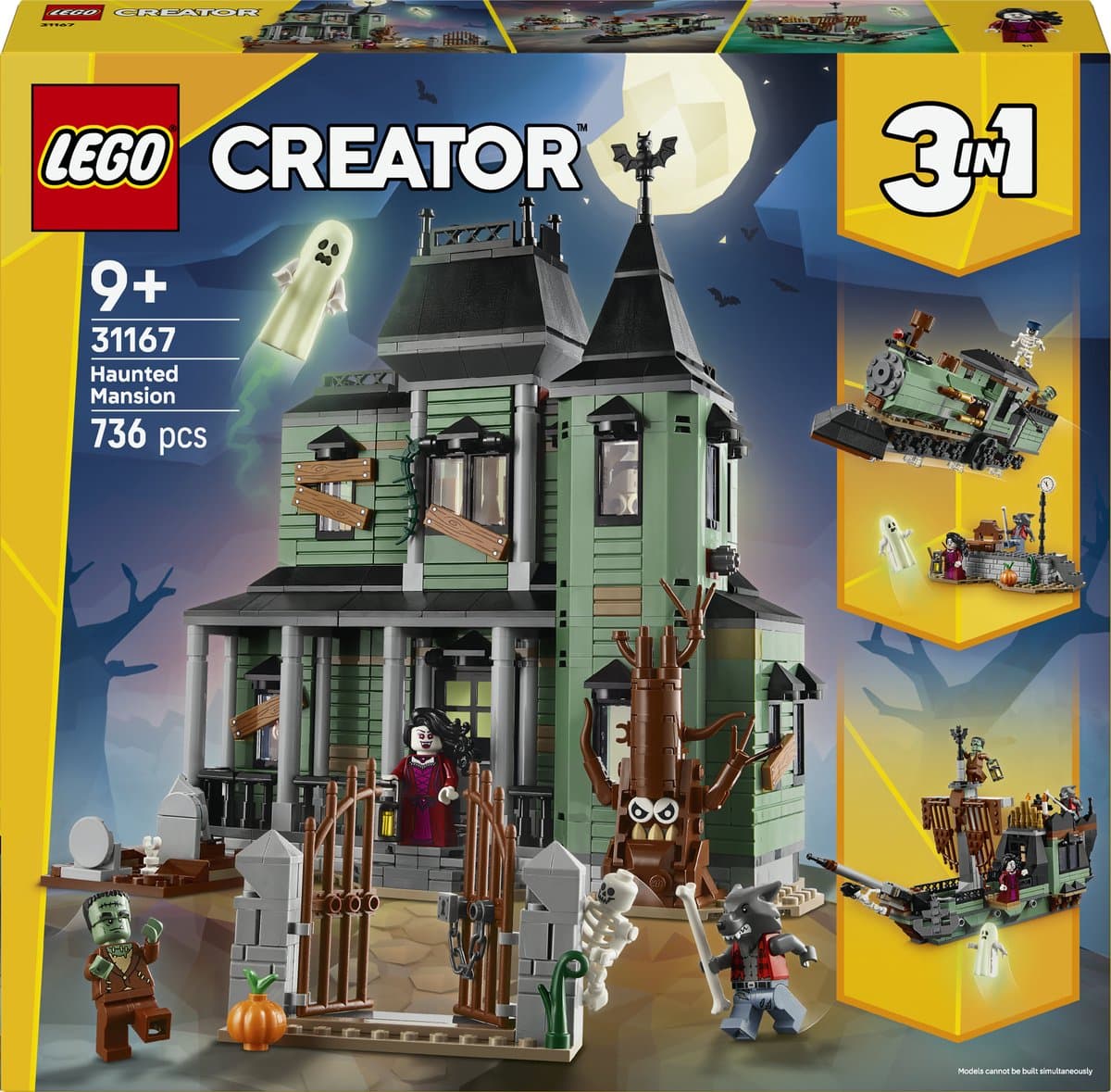 Lego Creator 3in1 31167 Spookhuis Bouwstenen — afbeelding 1