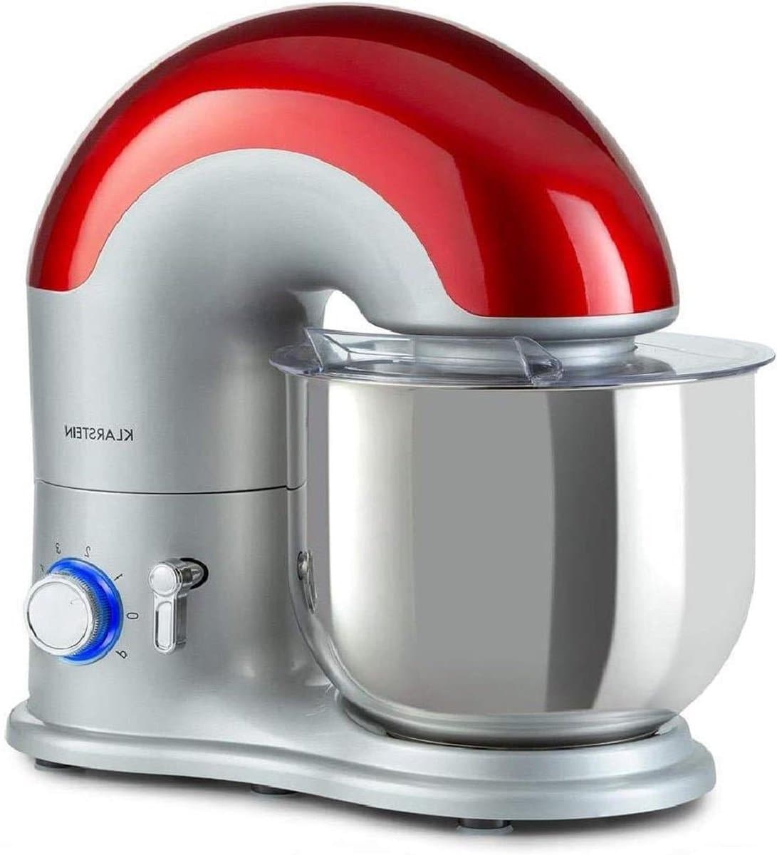 Keukenmachine - Mixer Kom - Bakken En Koken - Planetair Mengsysteem - 7 Liter Kom - Zilver — afbeelding 1