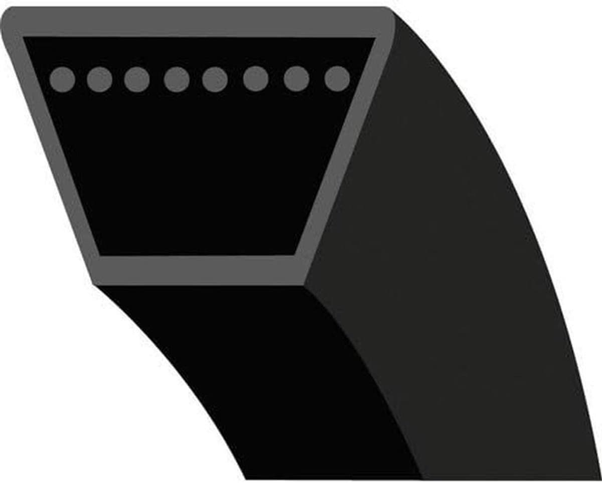 V-snaar - Riem Grasmaaier - Grasmaaier Onderhoud - Trapezium Vorm - 748 mm Buitenlengte - Zwart — afbeelding 1