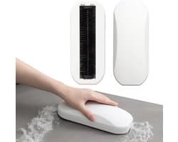 Tafelborstel Kruimels - Handreiniger Puin - Snel Opruimen - Lift-and-tip Ontwerp - 198 cm - Wit
