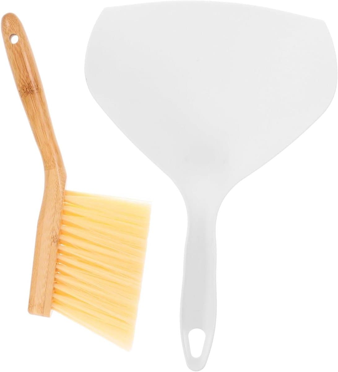 Mini Veegset - Stoffer Borstel - Desktop Schoonmaken - Compact Lichtgewicht - 26 cm Bezem - Diverse Kleuren — afbeelding 1