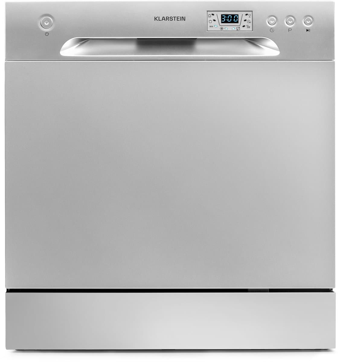 Klarstein Vaatwasser Mini voor 8 Couvert, Stille Kleine Vaatwasser met 6 Programma’s, Tafelmodel Vaatwasser voor Thuis, Kantoor en Camping, Mini Vaatwasser met Wateraansluiting - Vaatwasmachine Mini-Vaatwasser - 8 Maatgedekken 49 dB 45 cm 1620W — afbeelding 1