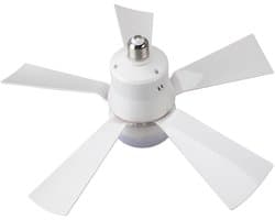 Dailygoody - Plafondventilator met Verlichting - Kleine Plafondventilator - Dimbare verlichting - Afstandsbediening - Energie-efficiënt - Geschikt voo...
