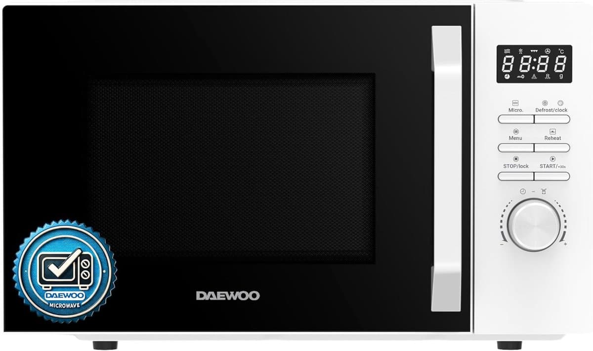 Solo Magnetron 20L 700W met Automatische Programma's en Timer - Wit — afbeelding 1