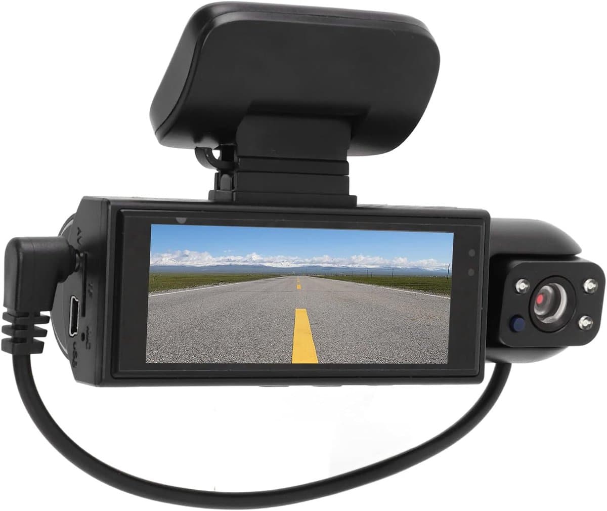 Full HD Dashcam met 3,16 Inch Display en 360 Graden Roterende Lens — afbeelding 1