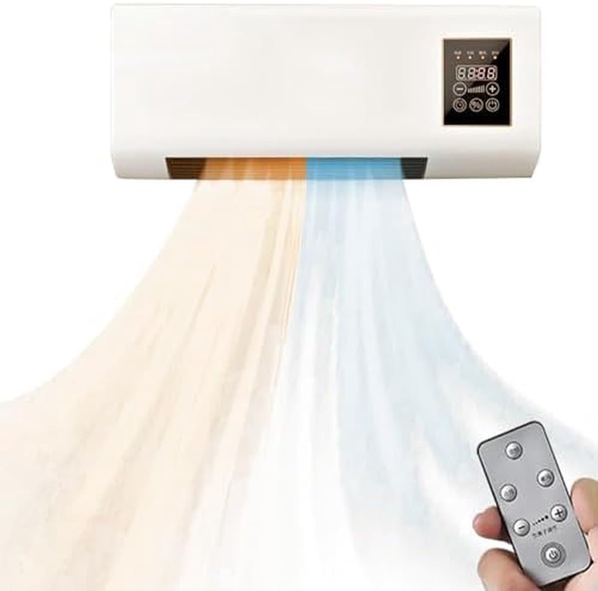 Draagbare Airco - Verwarmingseenheid - Comfort Binnen - Koelt en Verwarmt - 2000W - Wit — afbeelding 1