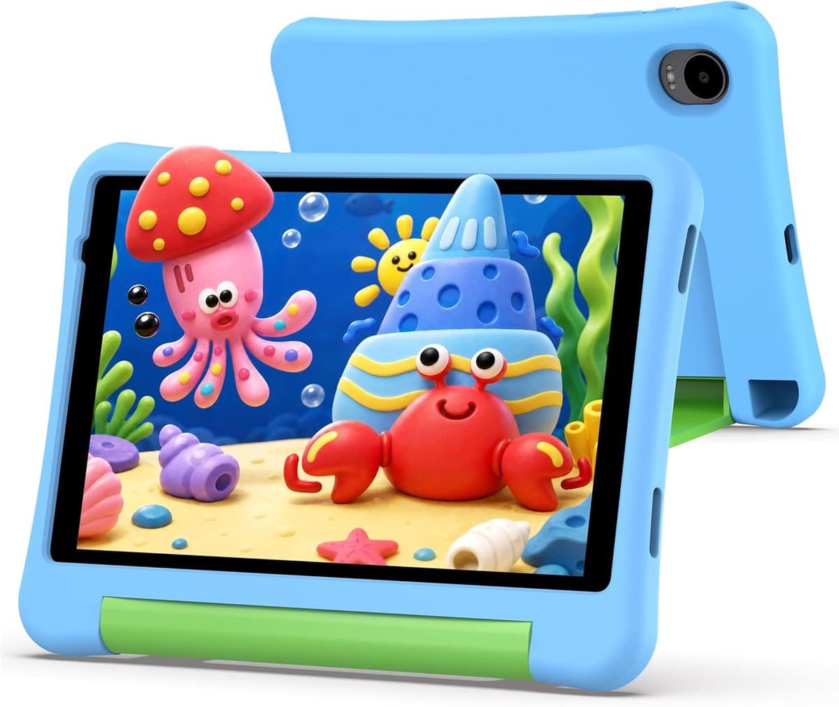SnelShoppen - Kids Tablet 8 Inch voor Kinderen met Case, Parental Control, Android 15, 5000mAh, 3GB RAM, 32GB ROM, Leerzame Tablet voor Peuters en Kin — afbeelding 1