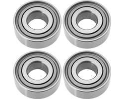 Grasmaaier Lagers 4 Stuks - Compatibel met JD9259/JD9296 - Buitendiameter 45,22 mm - Binnendiameter 19,05 mm - Hoogte 15,49 mm - Metaal/Rubber Materiaal - Landbouwlagers