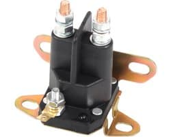Startrelais Grasmaaier - Relais Starter - Motor Starten - Universeel 3-polig - 12V 100A - Zwart