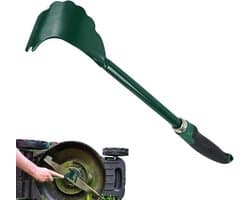 Grasmaaier Dekreiniger - Tuinschoonmaker Schraper - Onderhoud Gazon - Multifunctioneel Staal - 40.5 cm - Zilverkleurig