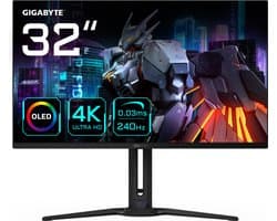 Gigabyte AORUS FO32U2 - 4K OLED Gaming Monitor - 240Hz - 32 inch