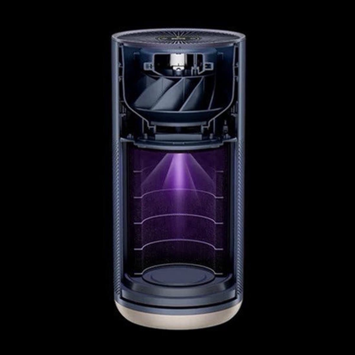 Smartmi - Luchtreiniger - 380m³/u PCADR - Ingebouwde UV-lamp - OLED-touchscreen - Laserdeeltjessensor - Slimme bediening - Zwart — afbeelding 1