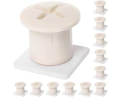 6 Sets Plastic Schroefdeksels Veiligheidsschroefdoppen voor Buiten Glijbanen Uv-bestendige Kunststof Schroefafdekkingen voor Kinderspeeltoestellen Eenvoudige DIY Montage