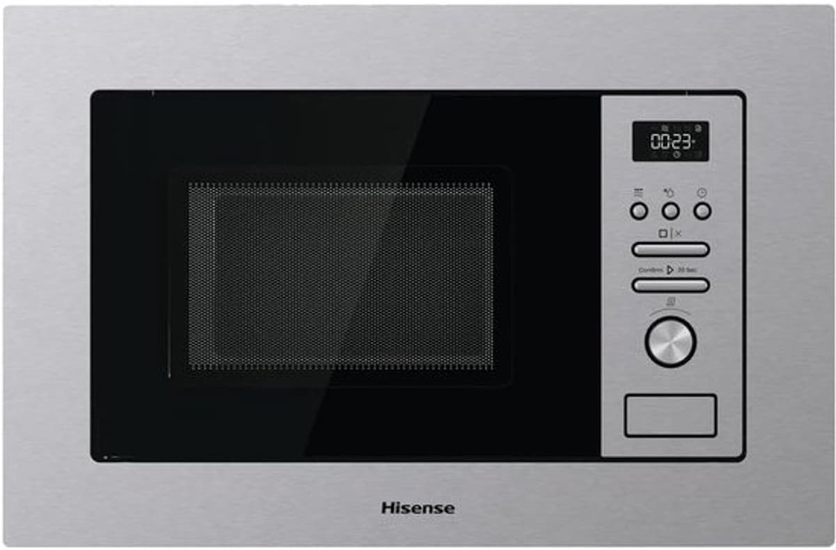Inbouwmagnetron - Oven-combimagnetron - Snel eten bereiden - 15 voorgeprogrammeerde programma's - 38.8 cm hoog en 59.5 cm breed - Roestvrij staal — afbeelding 1