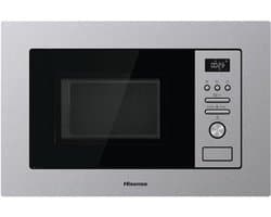 Inbouwmagnetron - Oven-combimagnetron - Snel eten bereiden - 15 voorgeprogrammeerde programma's - 38.8 cm hoog en 59.5 cm breed - Roestvrij staal