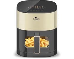 Grote heteluchtfriteuse 5,5 liter met led-touchscreen, 2000 W