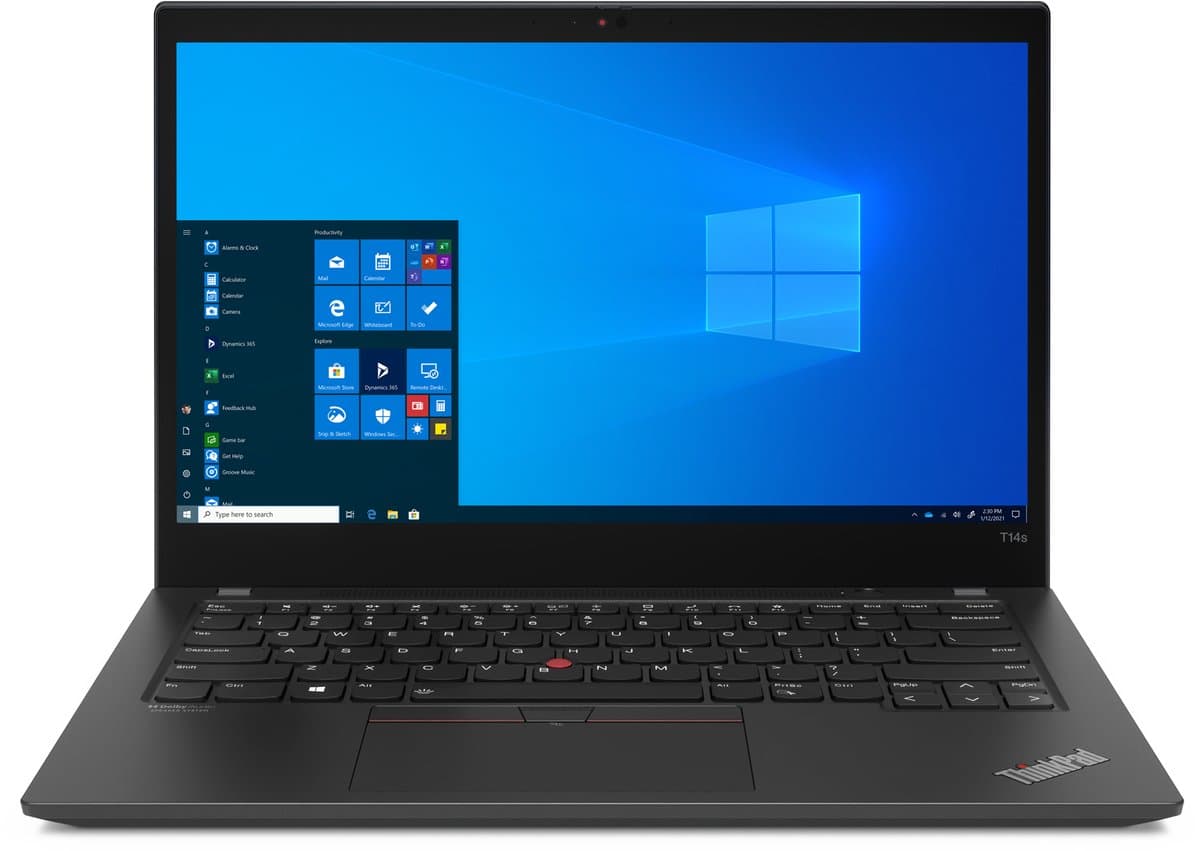 Lenovo ThinkPad T14s Gen 2 (Intel) Intel® Core™ i5 i5-1135G7 Laptop 35,6 cm (14") Full HD 16 GB LPDDR4x-SDRAM 512 GB SSD Wi-Fi 6E (802.11ax) Windows 10 Pro Engels Zwart — afbeelding 1
