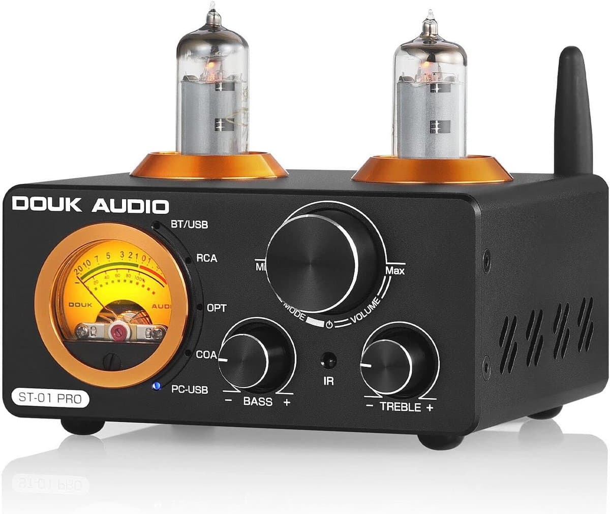 Mini Tube Amplifier met Bluetooth 5.0 en VU-meter — afbeelding 1