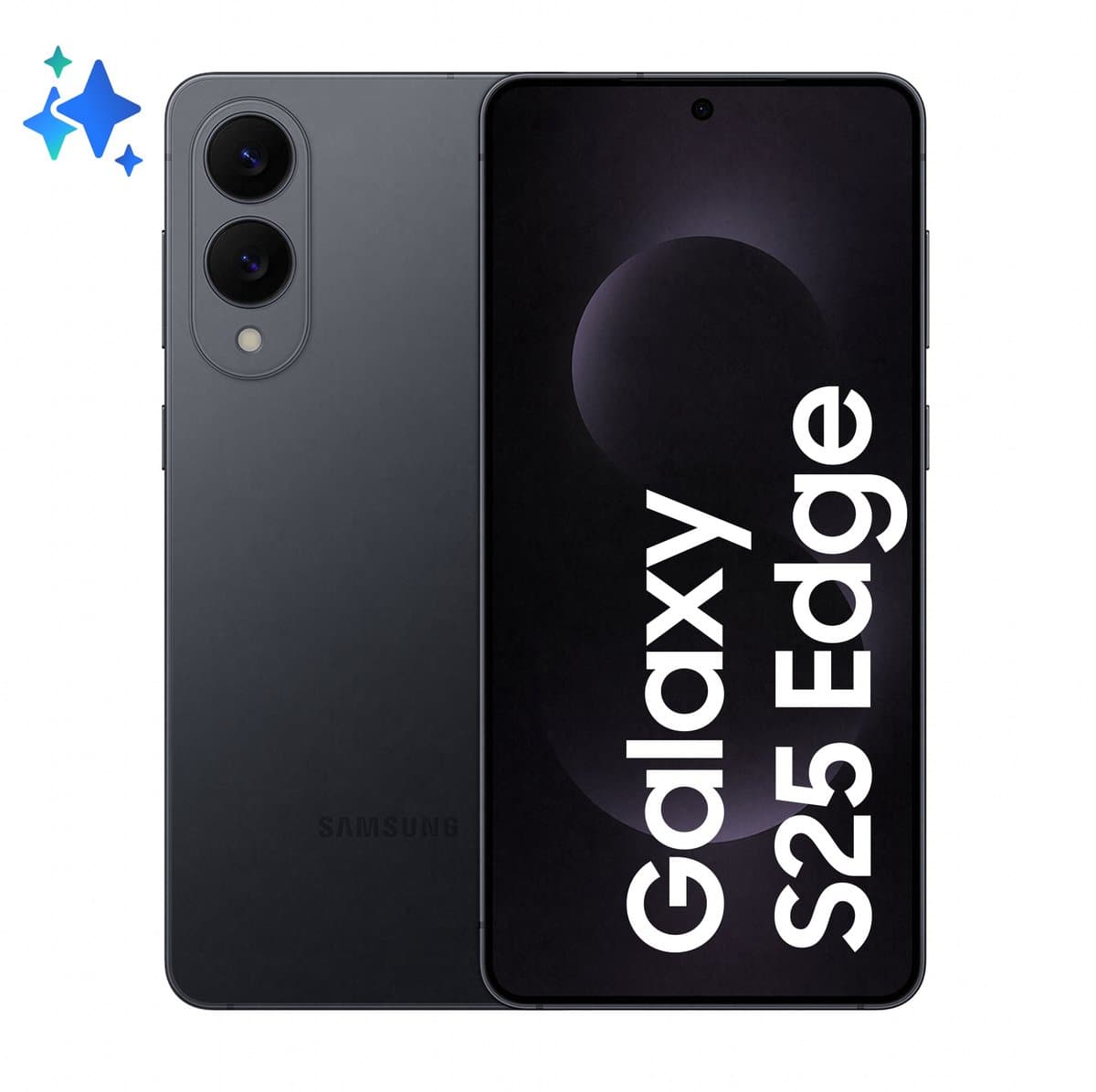 Samsung Galaxy S25 Edge 5G - 256GB - Zwart — afbeelding 1