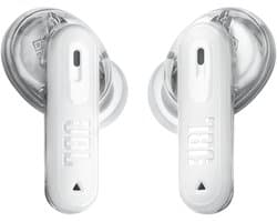 JBL Tune Beam 2 - Noise Cancelling Oordopjes - Oortjes Draadloos - Bluetooth - In-ear True Wireless - 48 uur speeltijd - IP54 - Ghost White