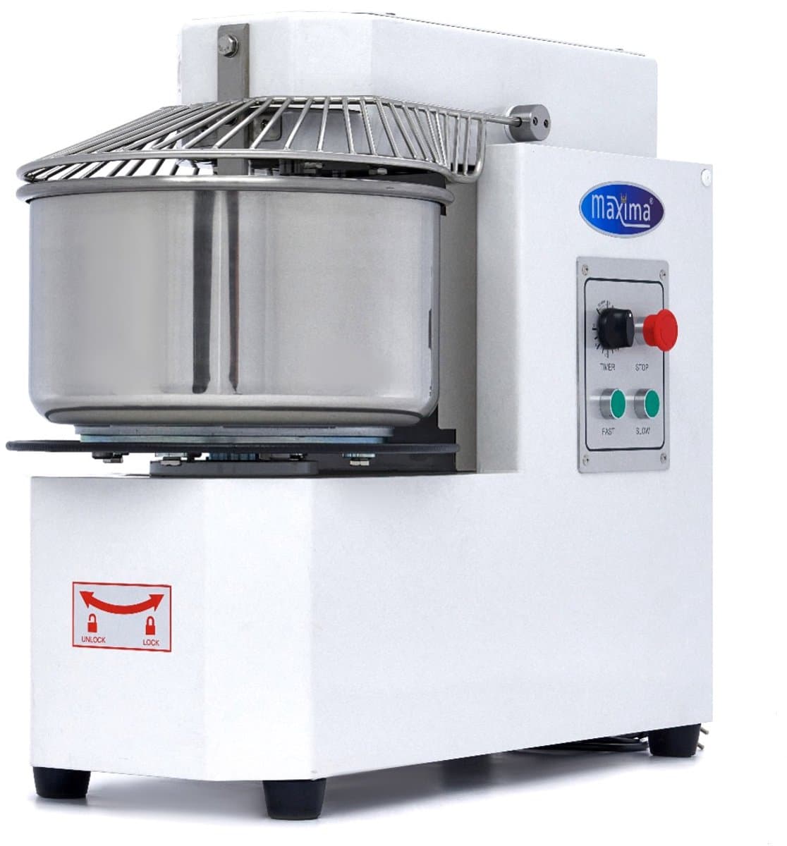 Spiraalkneder - 30 L - 18 Kg Deeg - 2 Snelheden - Uitneembare Kom — afbeelding 1