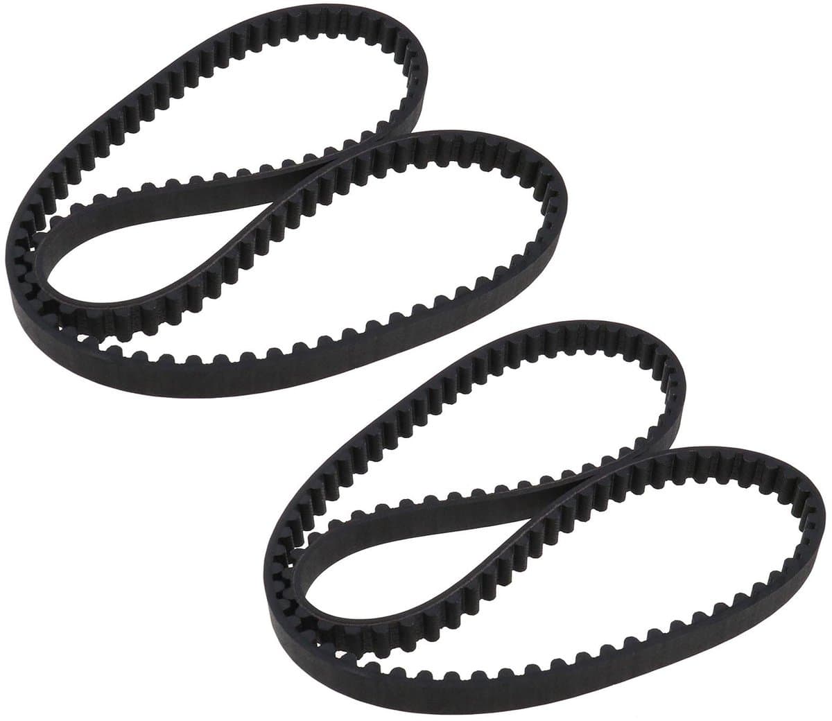 Dailygoods - Aandrijfriem - Grasmaaier riem - Rubber - 107 tanden - 856 mm omtrek - Geschikt voor Stiga 105 hatchback - Zwart — afbeelding 1
