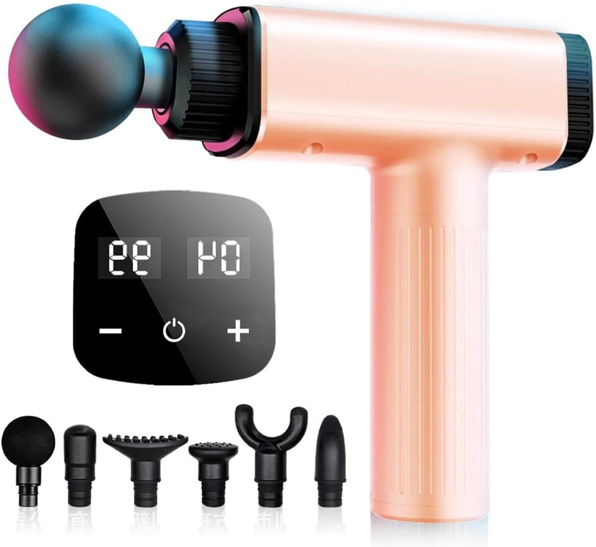 Massage Gun - Spierontspanning Apparaat - Spierherstel Bevorderen - 30 Snelheden - 17.8 x 20 CM - Rood — afbeelding 1