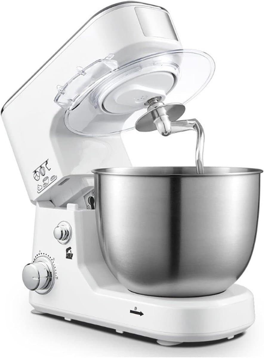 Keukenmachine - Deegmixer Garde - Bakken en Koken - Krachtige 1000W Motor - 5L Kom - Wit — afbeelding 1