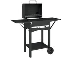 Houtskool Barbecue - Metaal - Zwart - 110x46.5x101cm - Buiten Gebruik