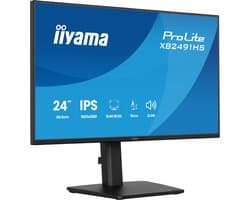 iiyama ProLite XB2491HS-B1 - 24 inch - Full HD - IPS - speakers - verstelbaar