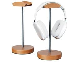 Houten Hoofdtelefoonstandaard - Stijlvolle en Ruimte Besparende Hanger voor Gaming en Kantoor