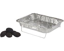 La Dehesa Eenmalig gebruik wegwerp BBQ/Barbeque grill - 31 x 23 x 6 cm