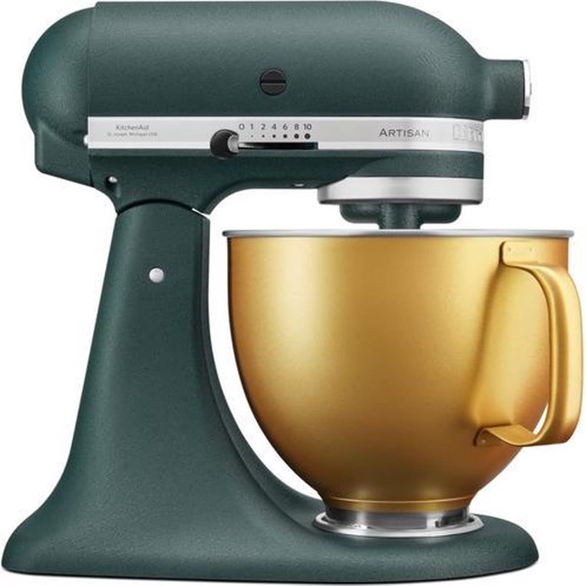 KitchenAid 5KSM156VGEPP Pebbled palm + gouden kom — afbeelding 1
