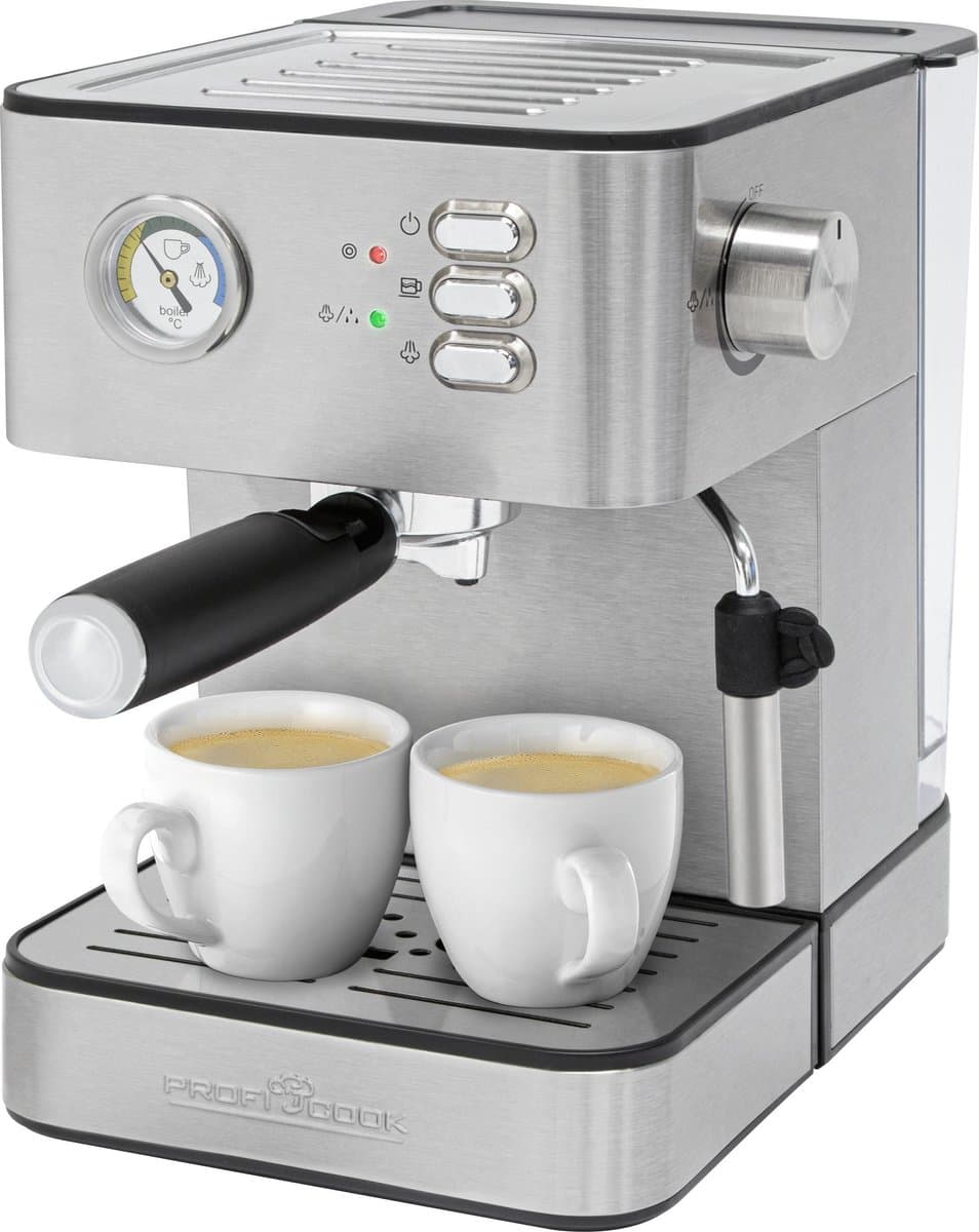 ProfiCook PC-ES 1209 - Espressomachine - Pistonmachine voor losse koffie — afbeelding 1