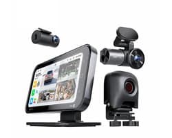 Vantrue Pilot 2 Volledig Systeem Dashcam – 's Werelds eerste dashcam met thermische beeldvorming, 2K+1080P+2K+Thermische lens, 4 kanalen 360°, CarPlay en Android Auto, 24/7 parkeermodus