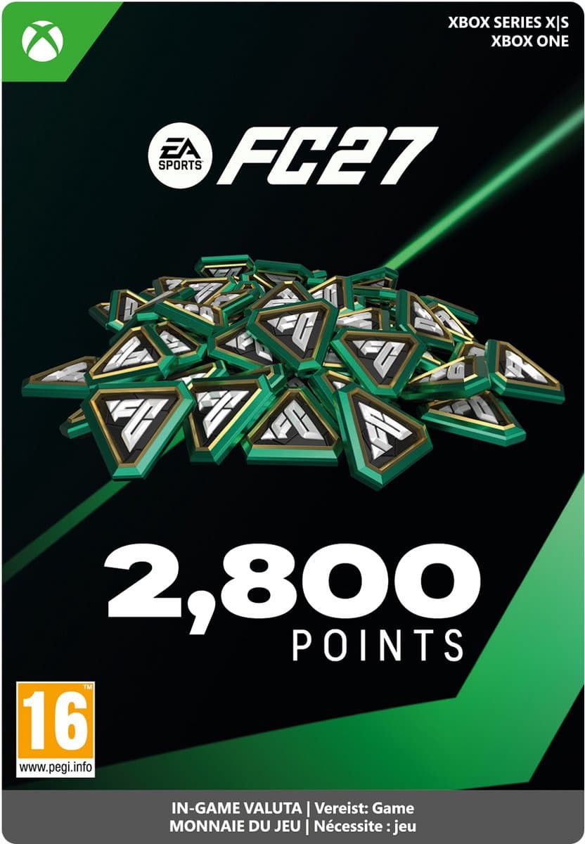 EA Sports FC 27: 2.800 FC Points - Xbox Series X|S/Xbox One - Currency - Niet beschikbaar in België — afbeelding 1