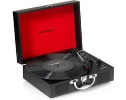 RICATECH RTT21 - Platenspeler met bluetooth - Zwart