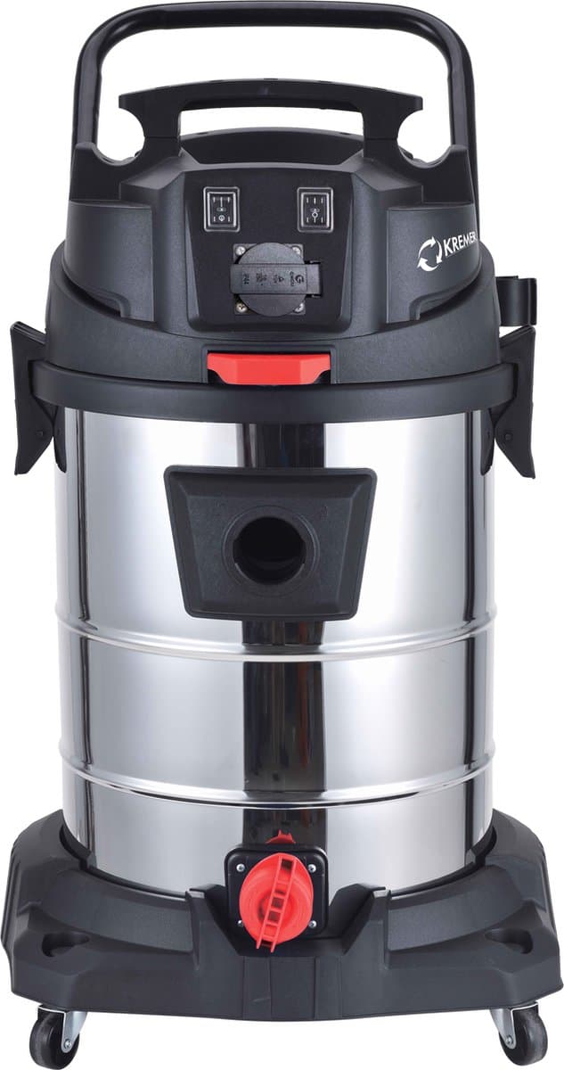 Kremer KR65LS - Stofzuiger - Nat/Droog - 2 Motoren - Stopcontact - Klopfunctie — afbeelding 1