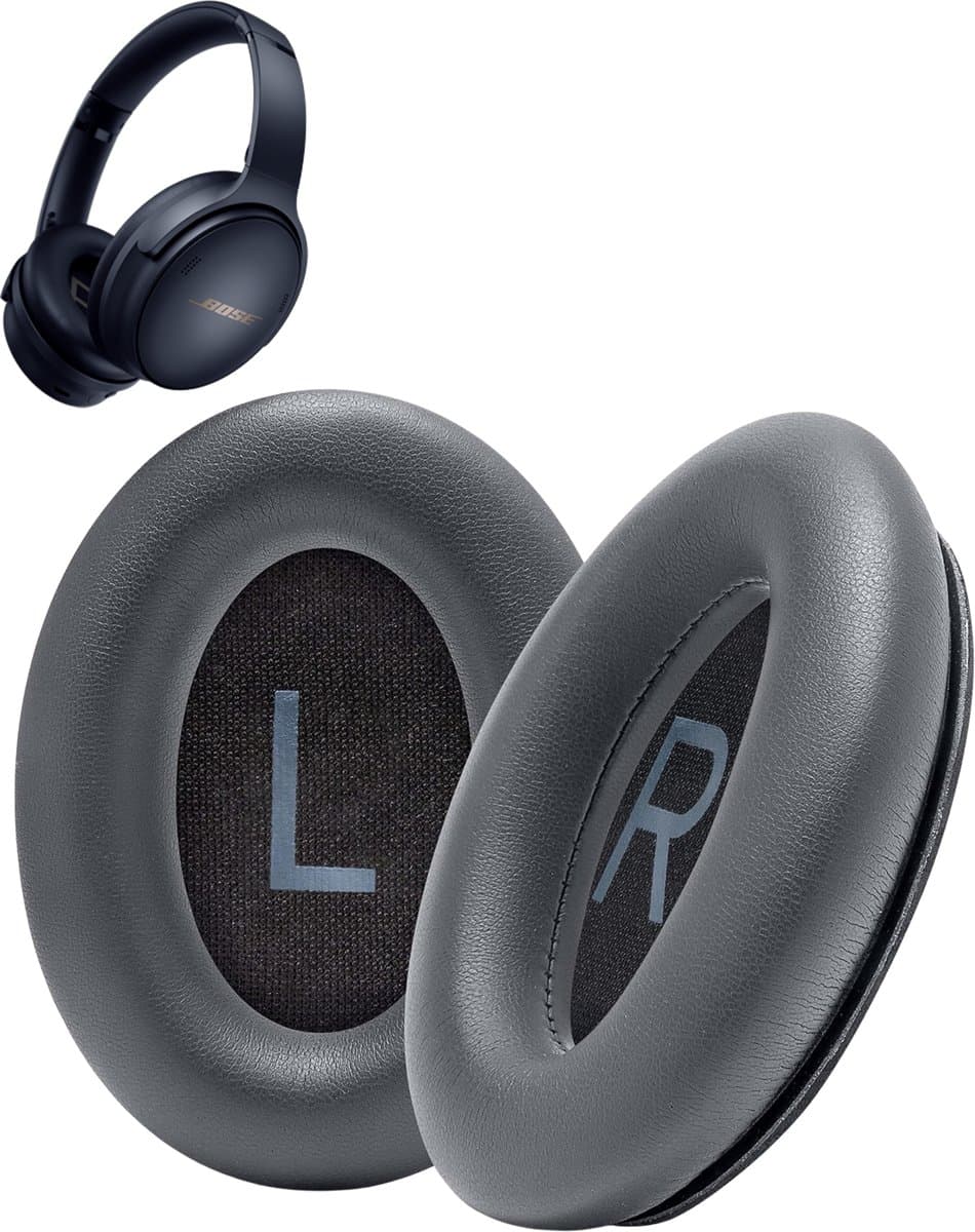 Vervangende oorkussens voor Bose QuietComfort 45 / QC45 / QuietComfort SE - Oorkussens voor koptelefoon - Ear pads headphones - Grijs — afbeelding 1